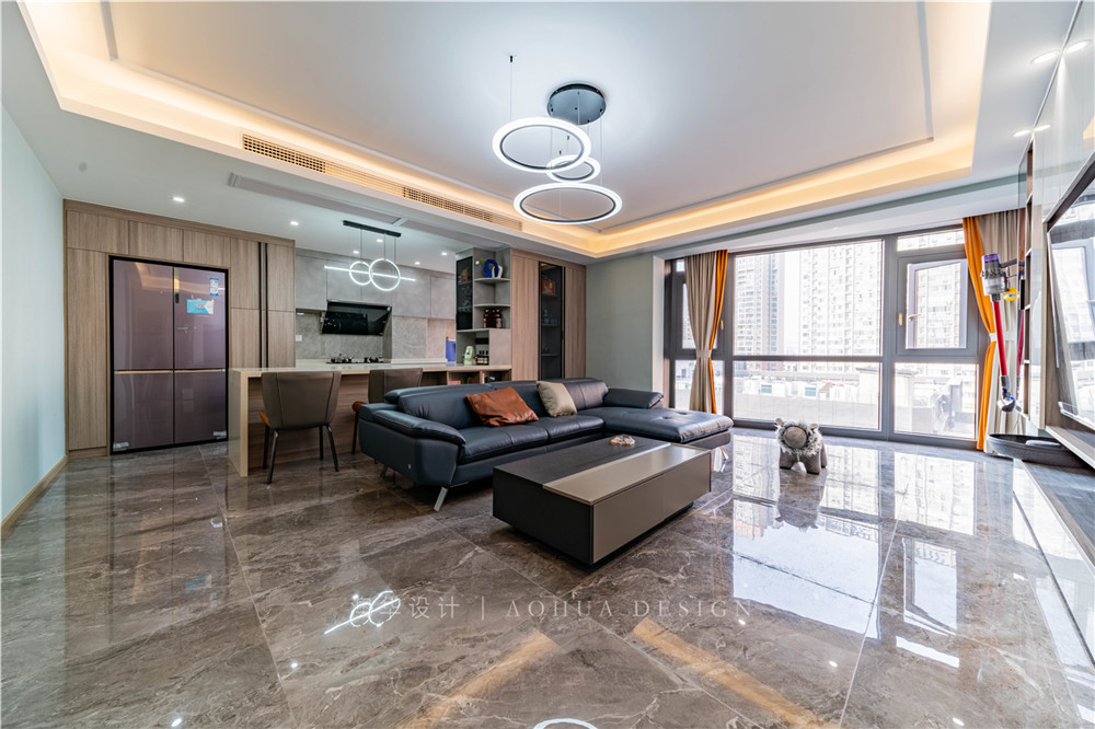 黄浦雅苑,现代轻奢,武汉装修,武汉室内设计,黄浦雅苑150㎡