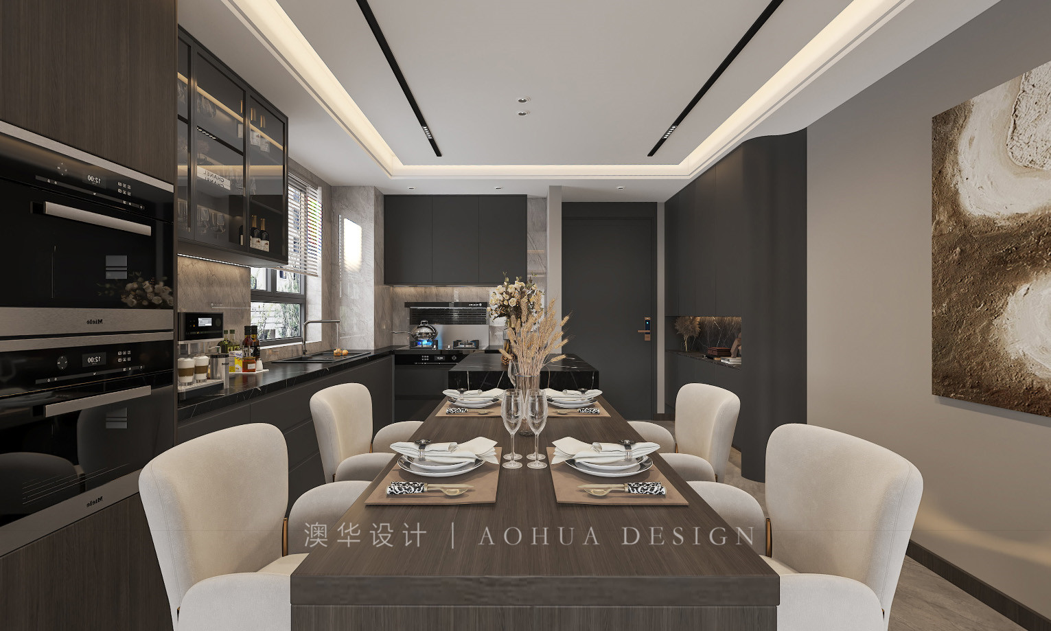 碧桂园晴川府,现代轻奢,碧桂园晴川府128㎡,碧桂园晴川府128平米,武汉装修