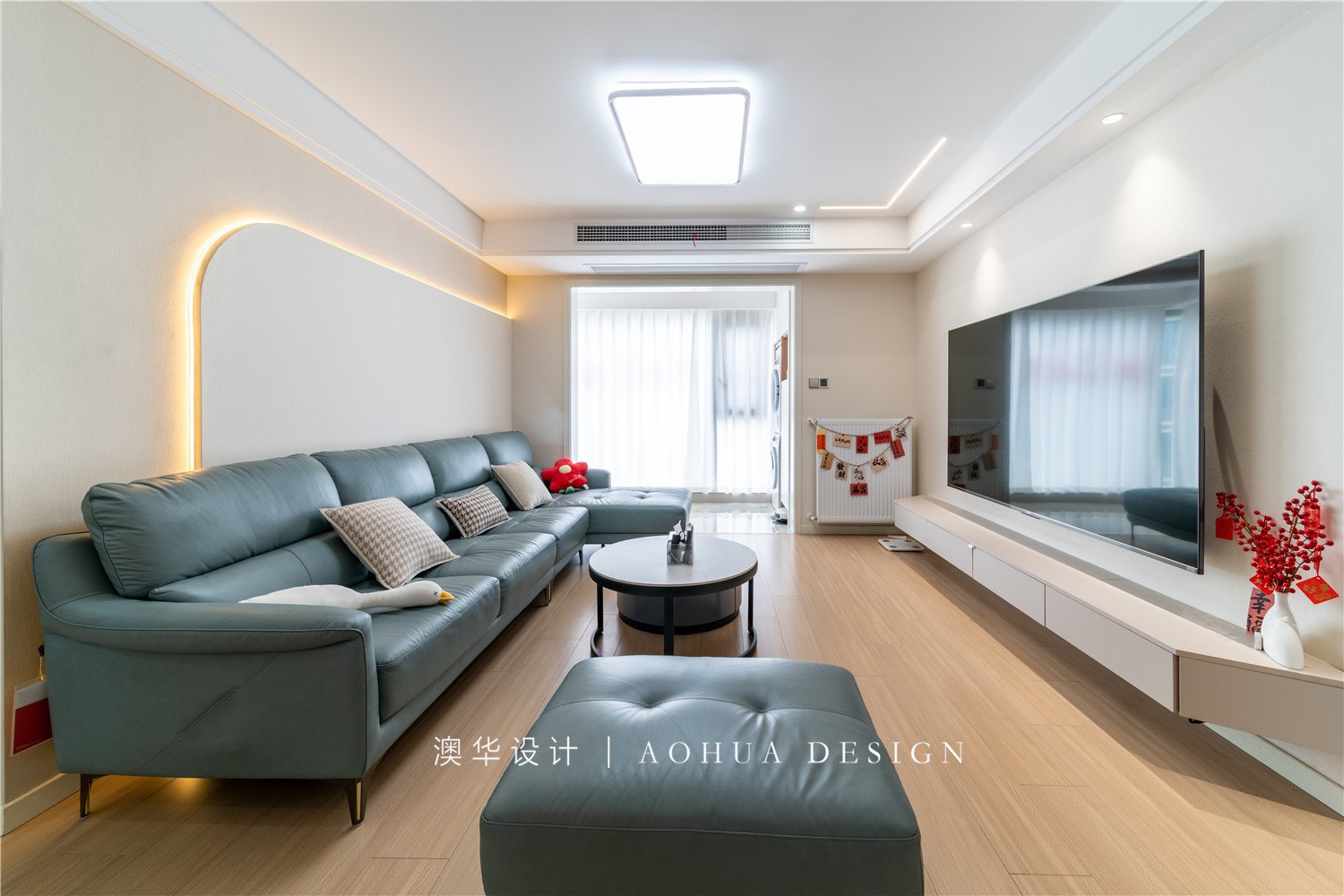 中建星光城128㎡,中建星光城,现代奶油