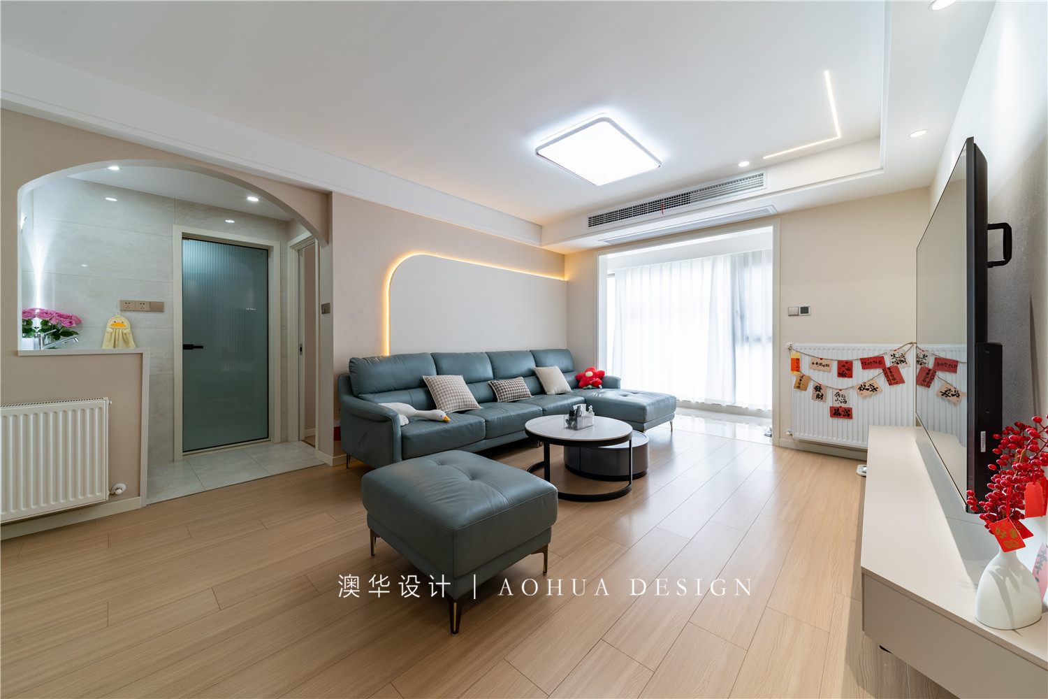 中建星光城128㎡,中建星光城,现代奶油