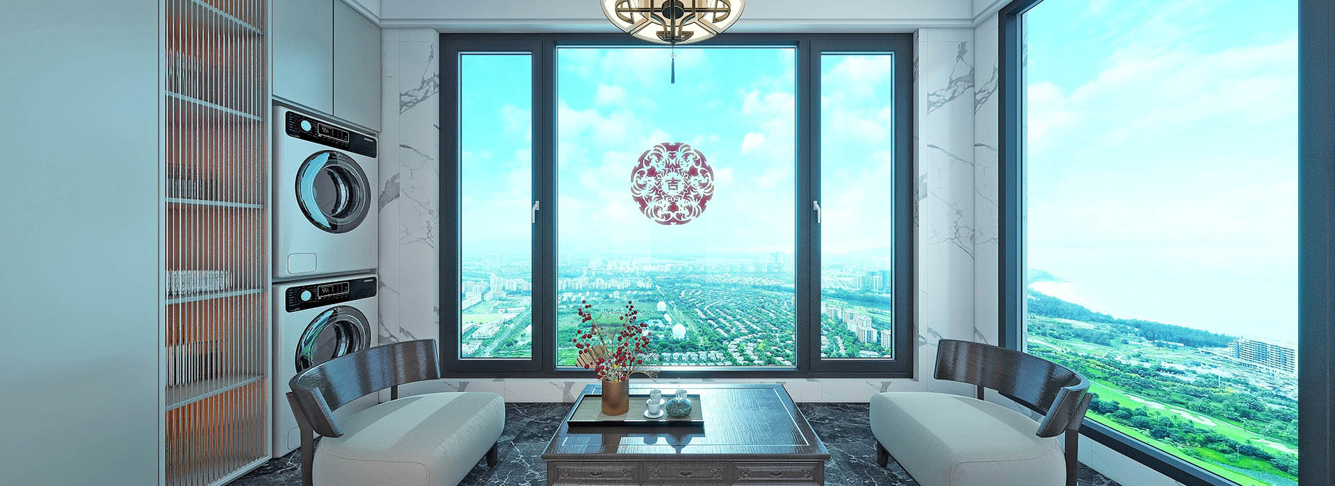 华侨城360㎡新中式