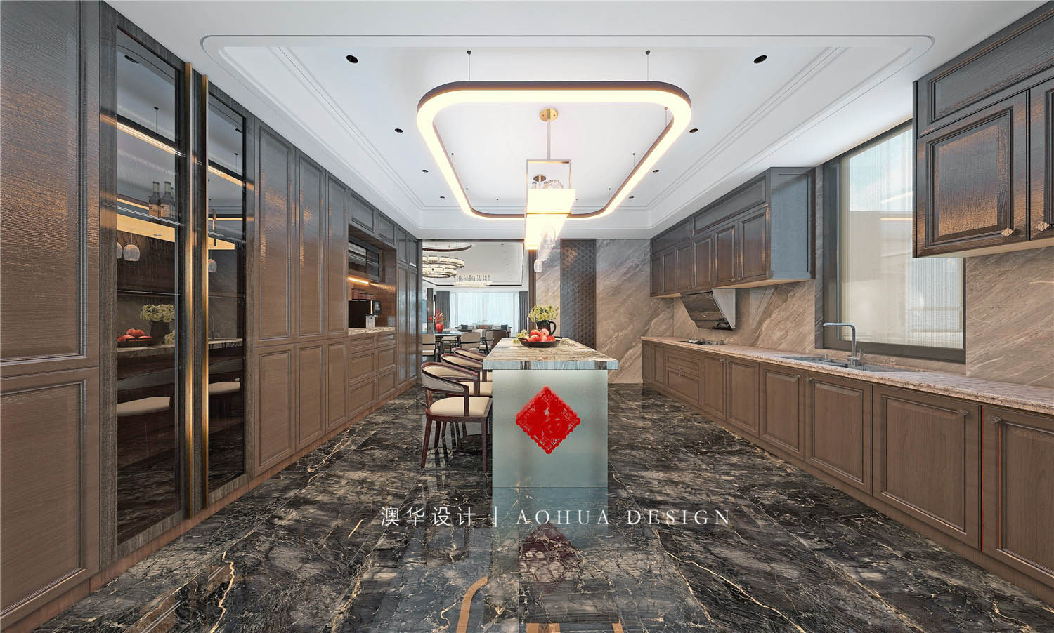 华侨城360㎡新中式