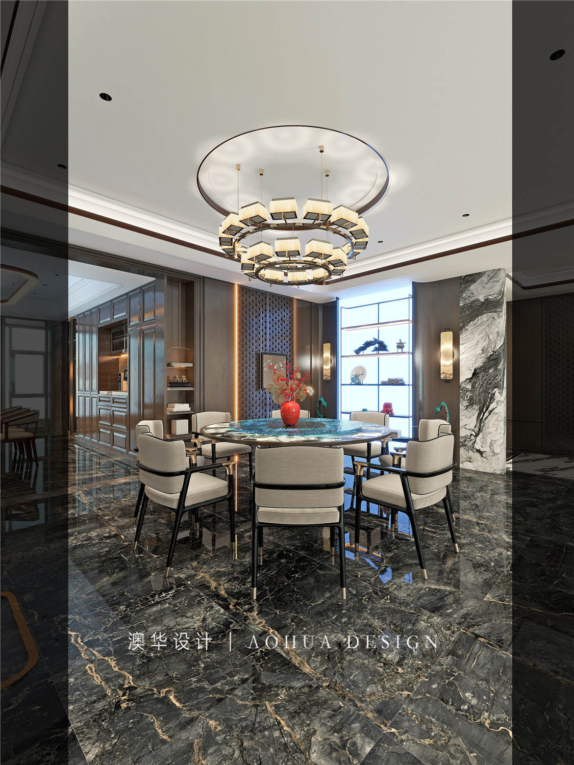 华侨城360㎡新中式