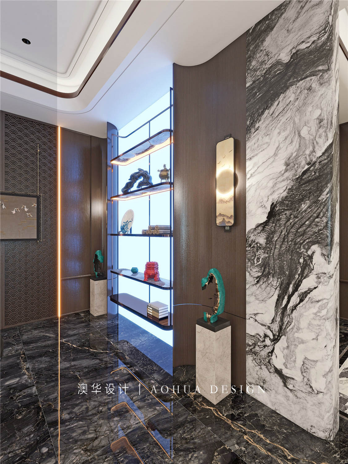 华侨城360㎡新中式