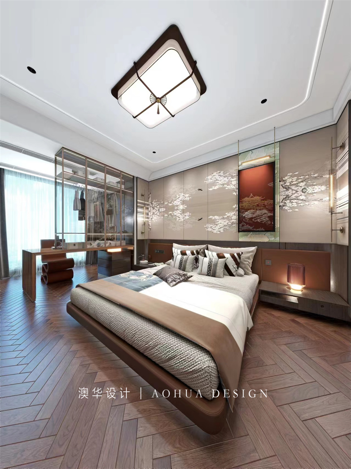 华侨城360㎡新中式