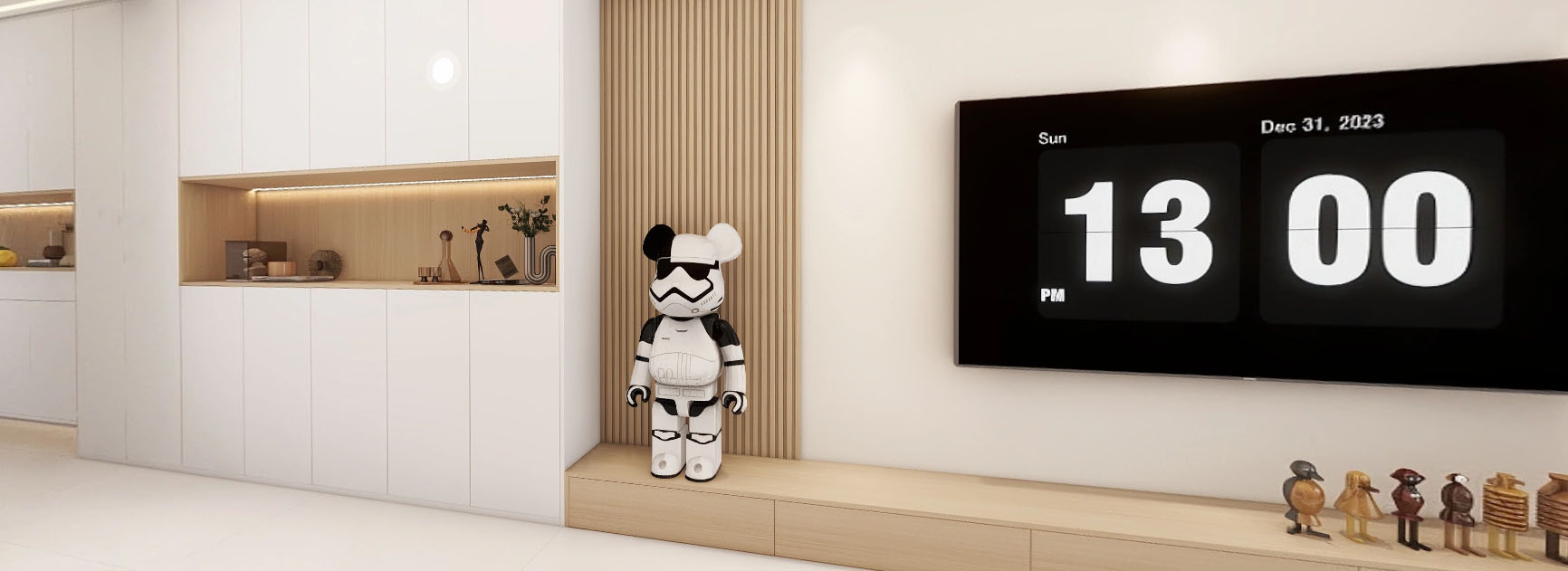 中科新苑108㎡奶油风