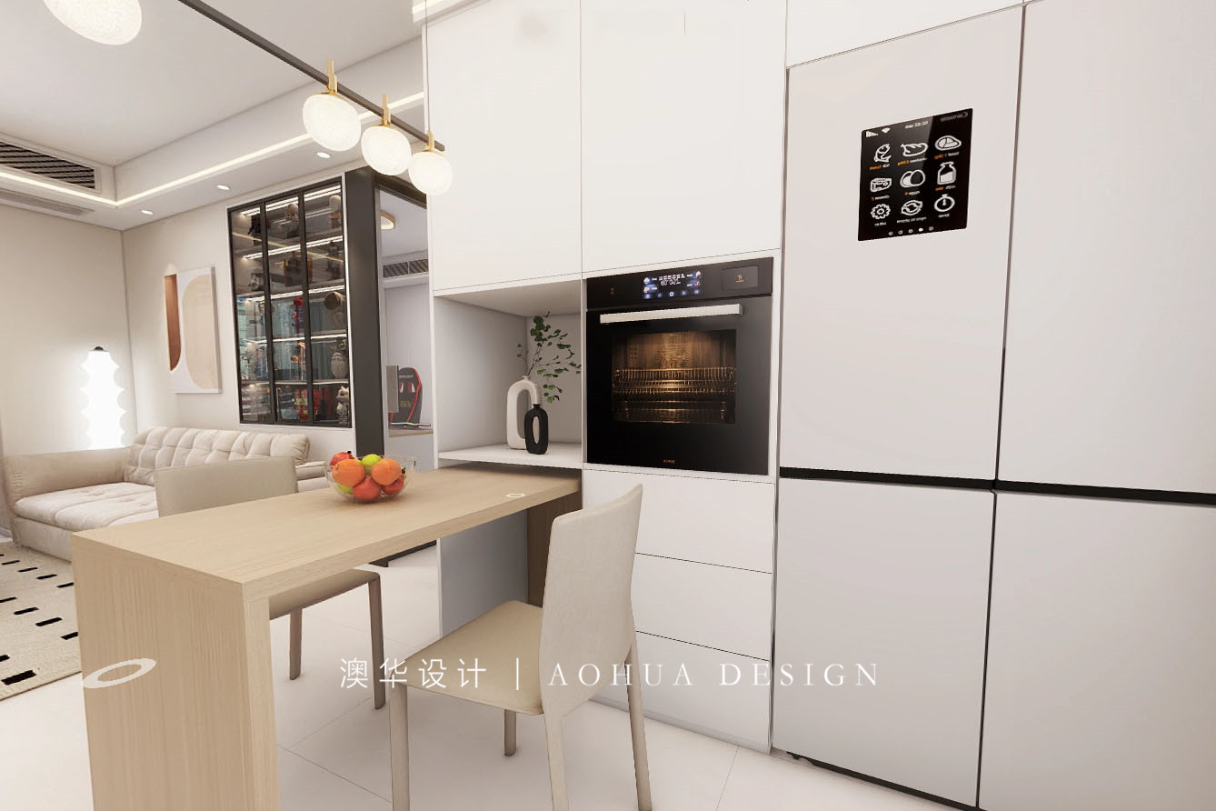 中科新苑108㎡奶油风