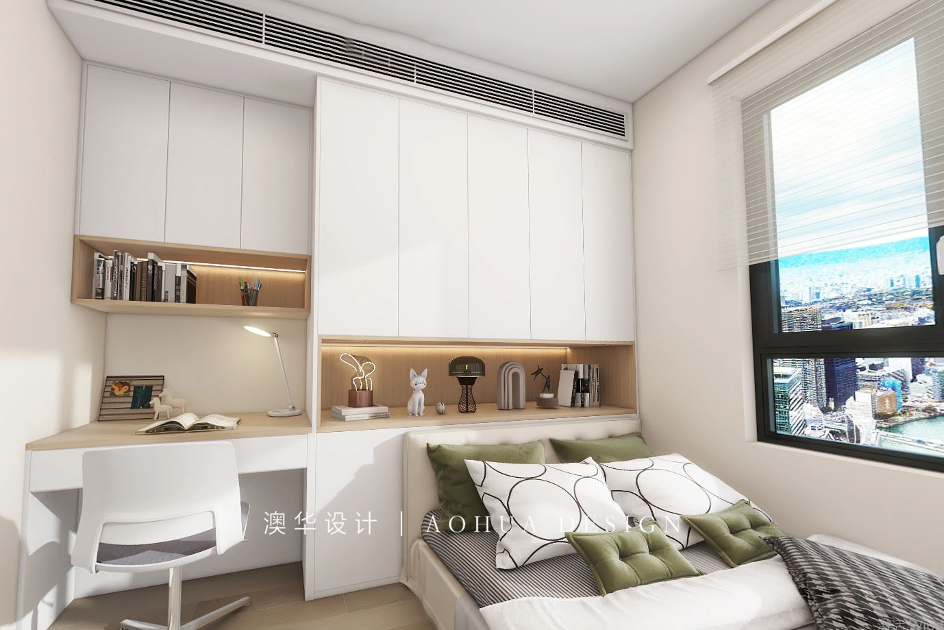 中科新苑108㎡奶油风