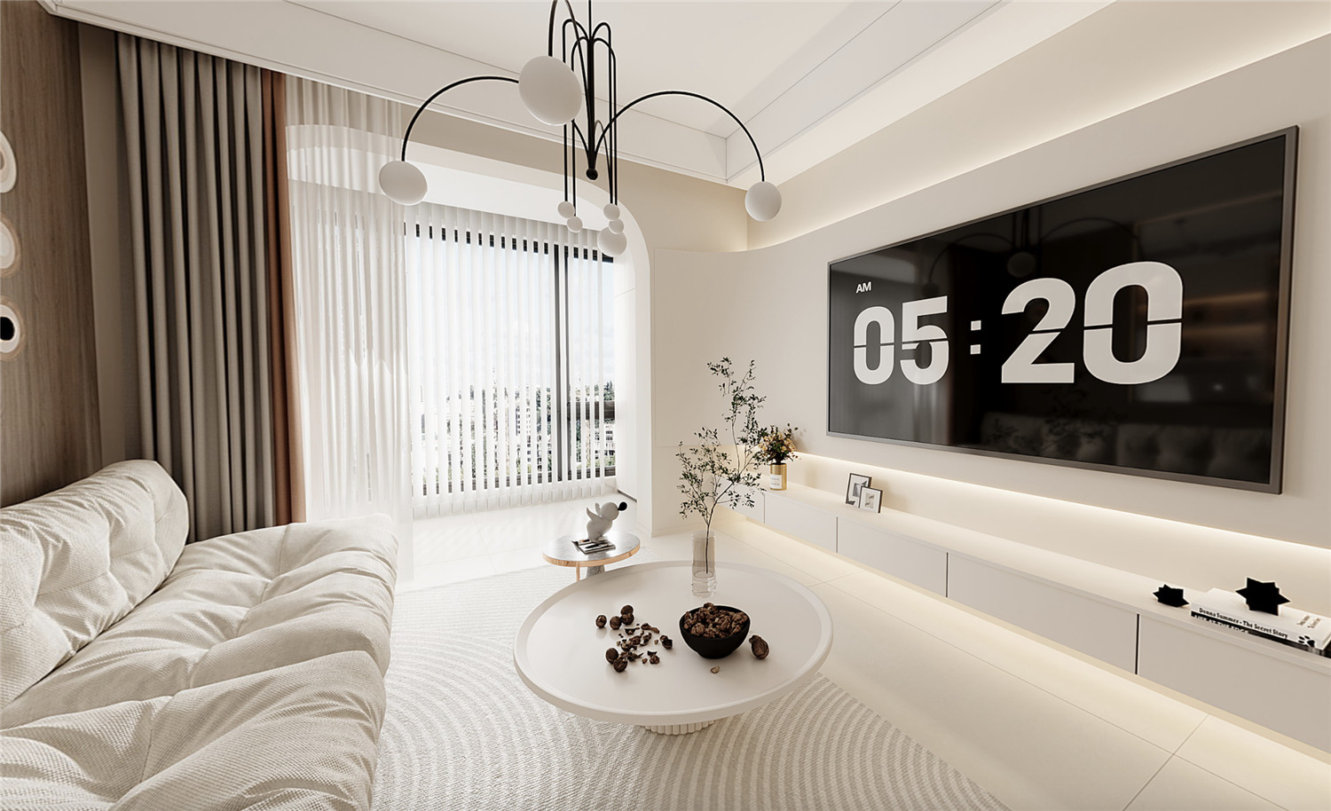 融创玖玺台118㎡奶油风