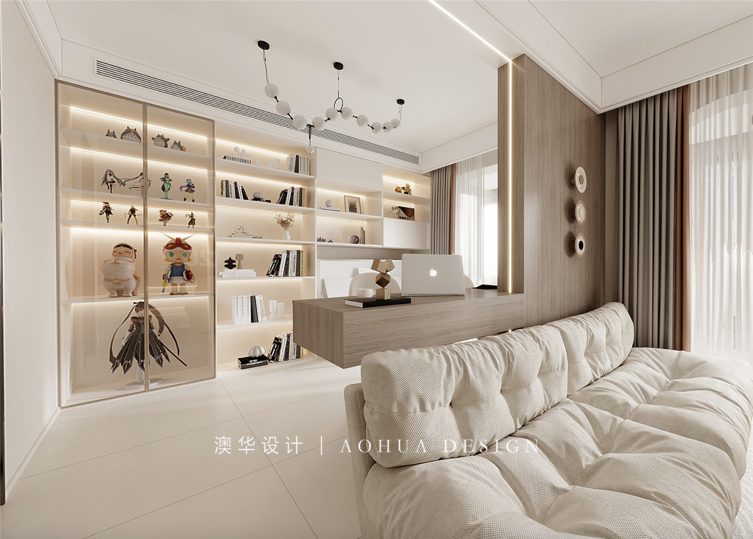 融创玖玺台118㎡奶油风