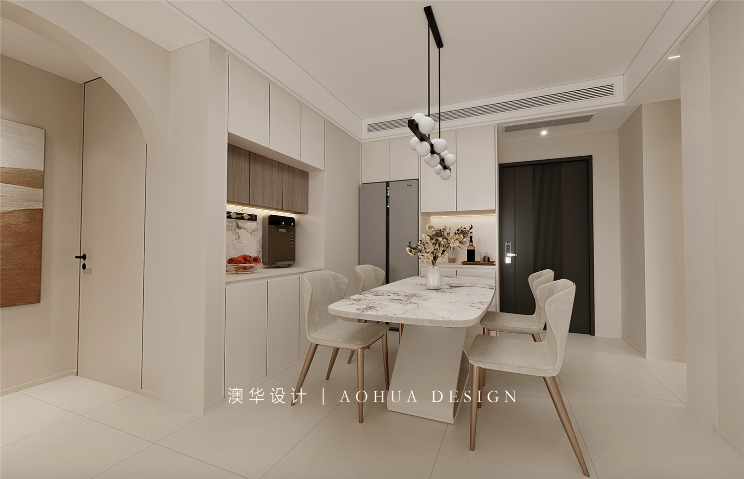 融创玖玺台118㎡奶油风