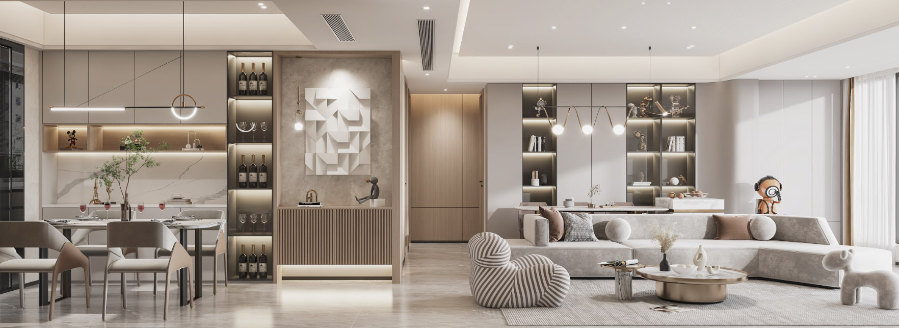 月亮湾壹号168㎡意式轻奢