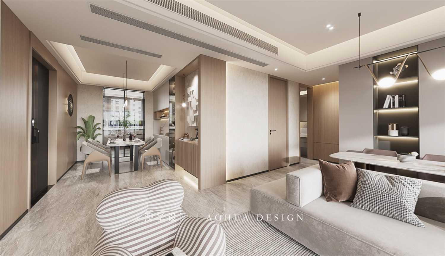 月亮湾壹号168㎡意式轻奢