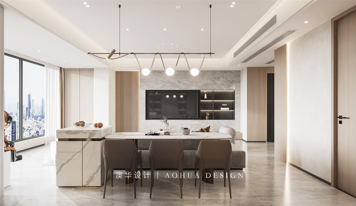 月亮湾壹号168㎡意式轻奢