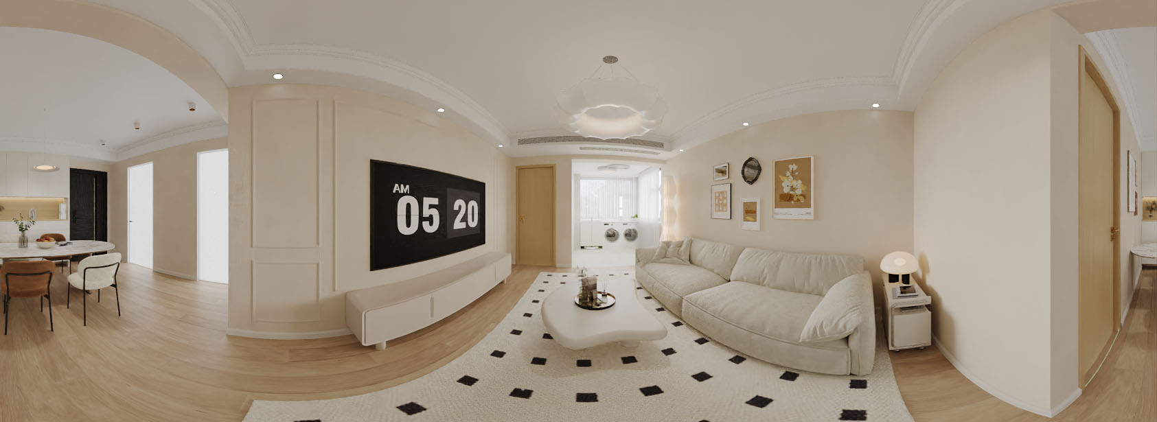 福星惠誉东湖城92㎡原木奶油