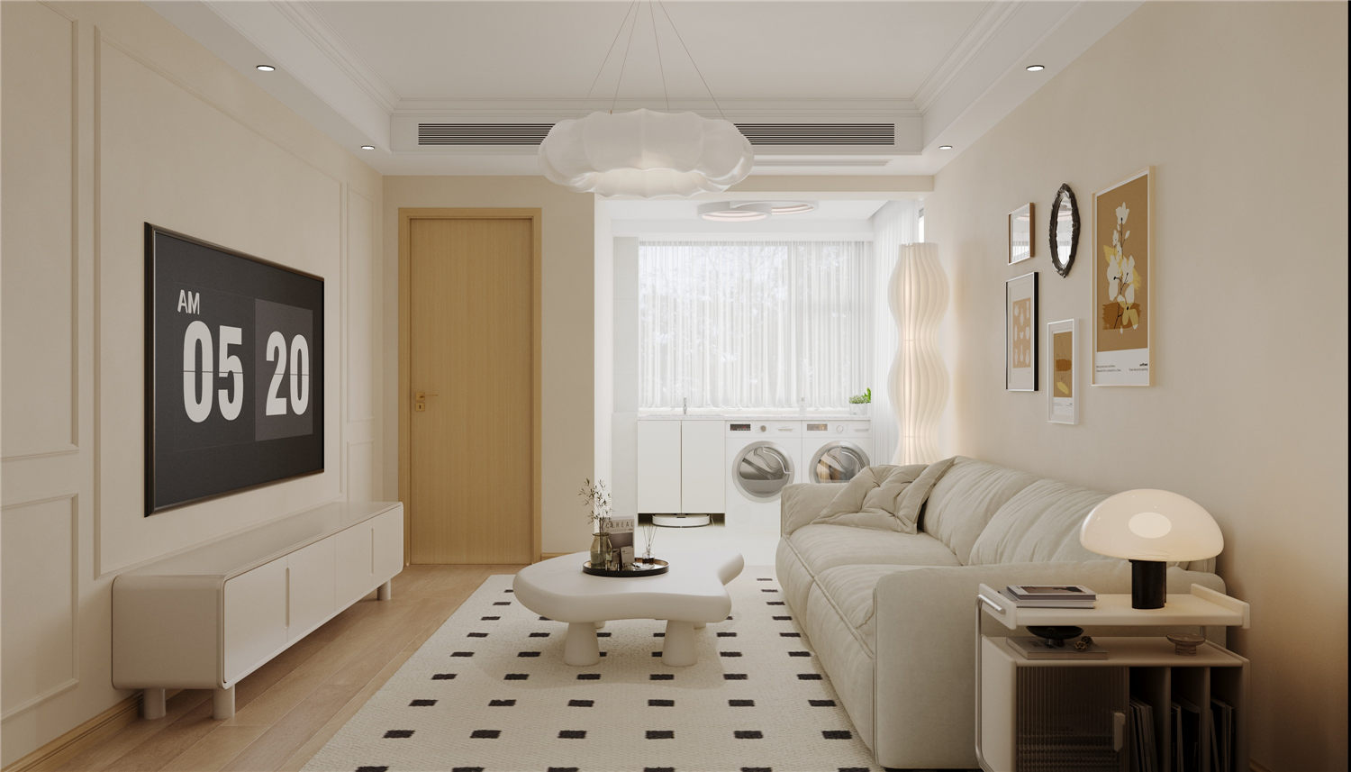 福星惠誉东湖城92㎡原木奶油