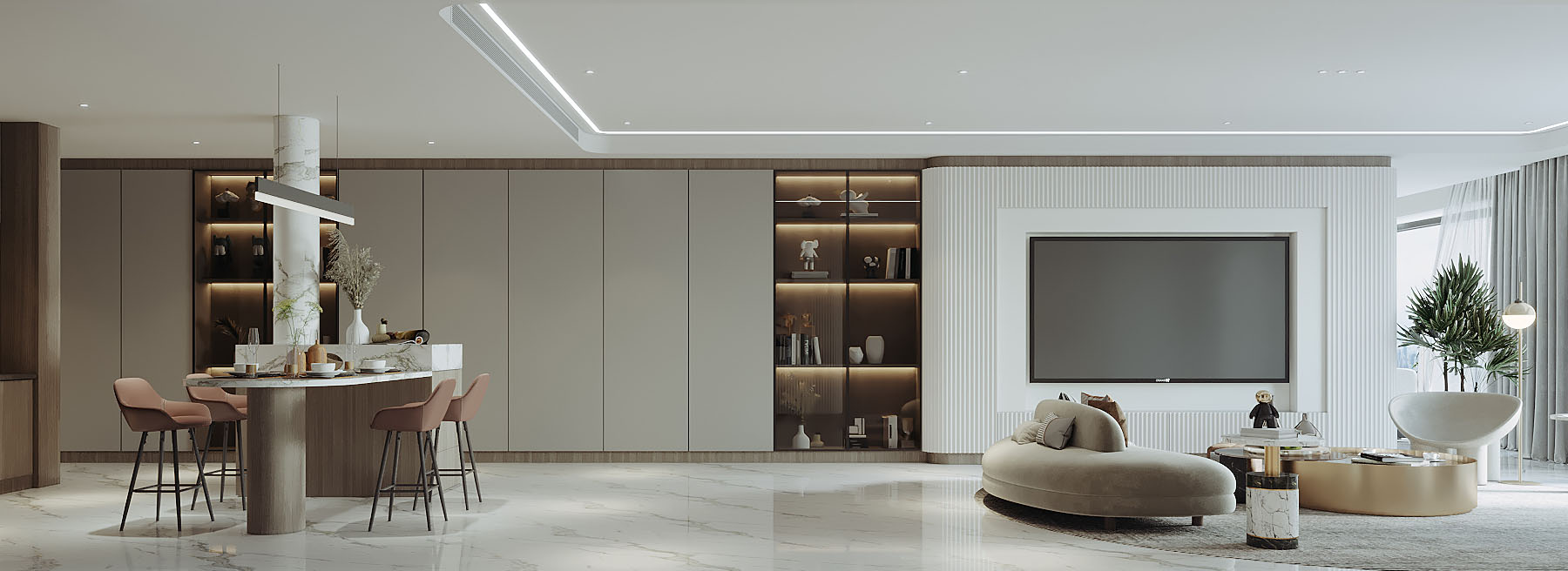 华侨城欢乐天际230㎡意式轻奢