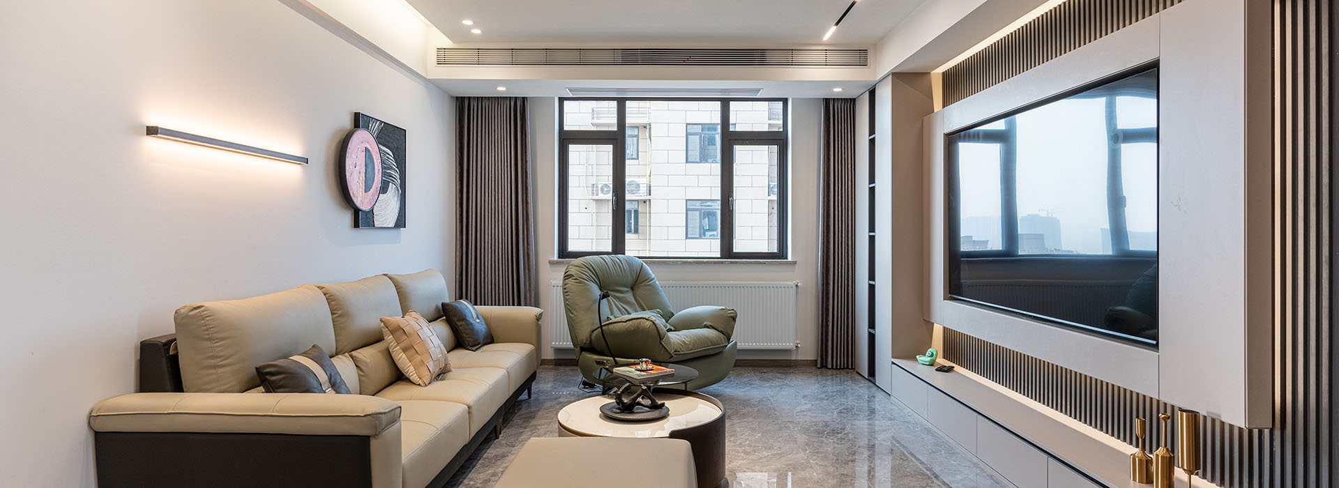 长丰城125㎡极简轻奢