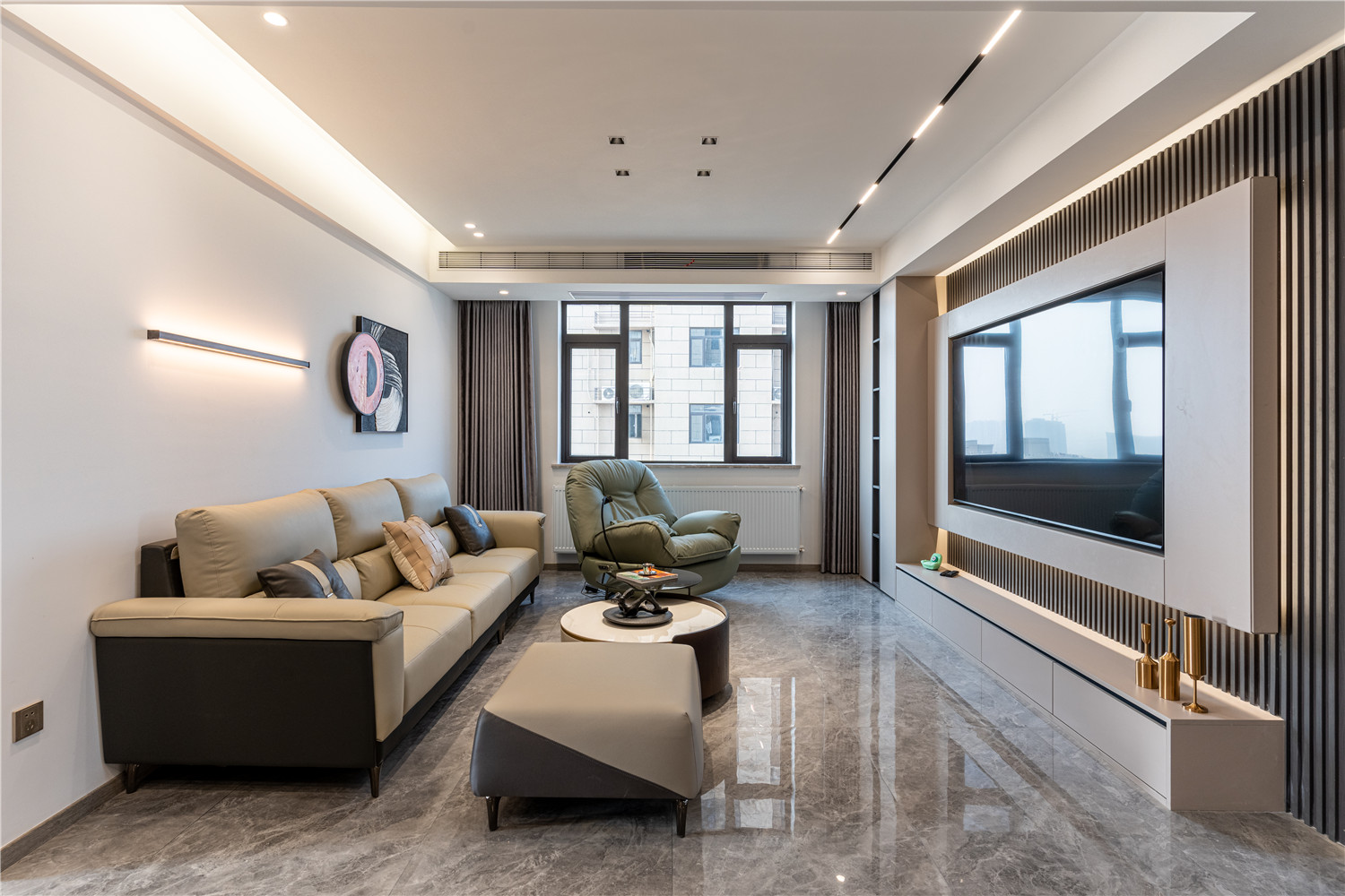 长丰城125㎡极简轻奢