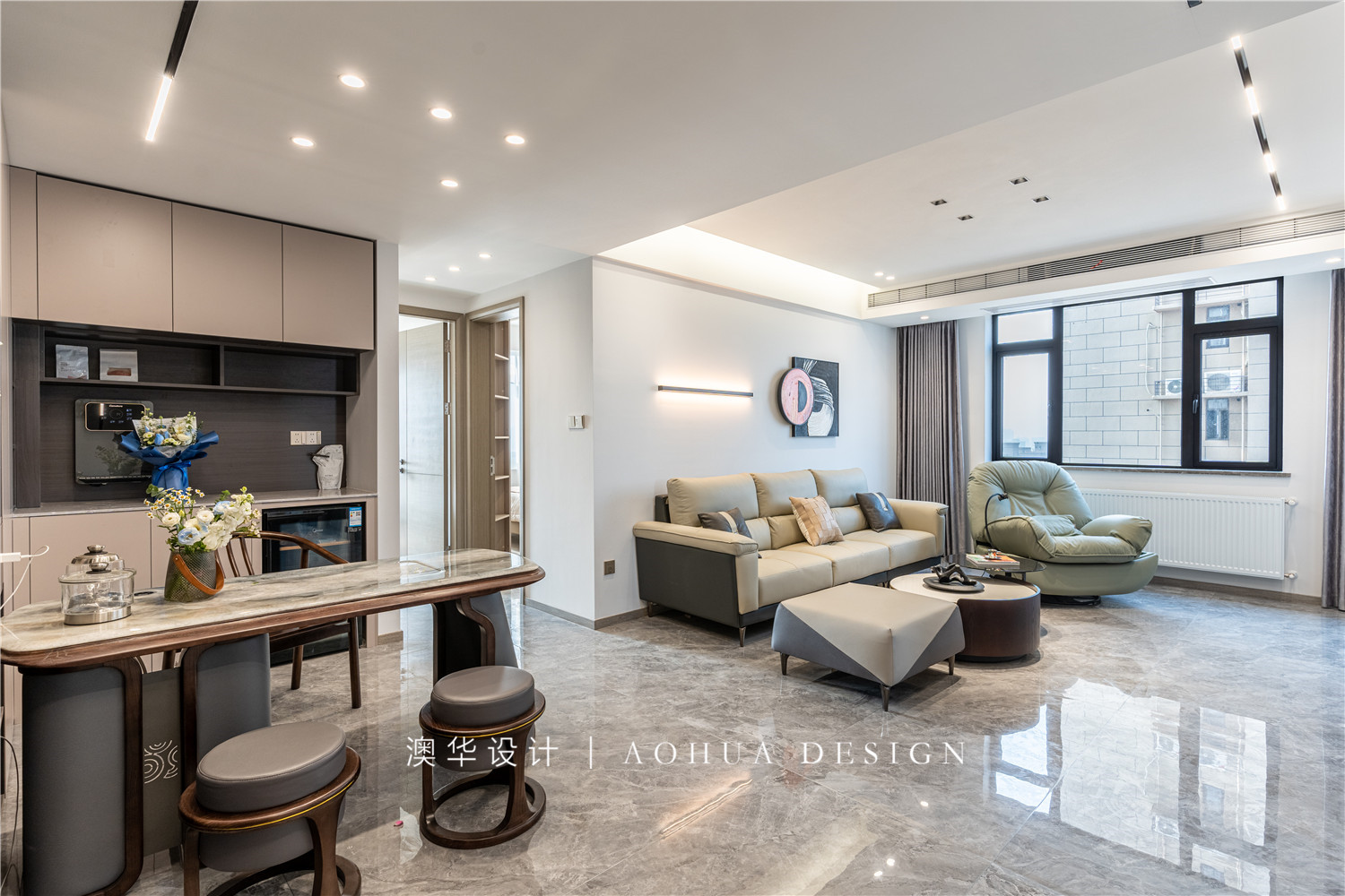 长丰城125㎡极简轻奢