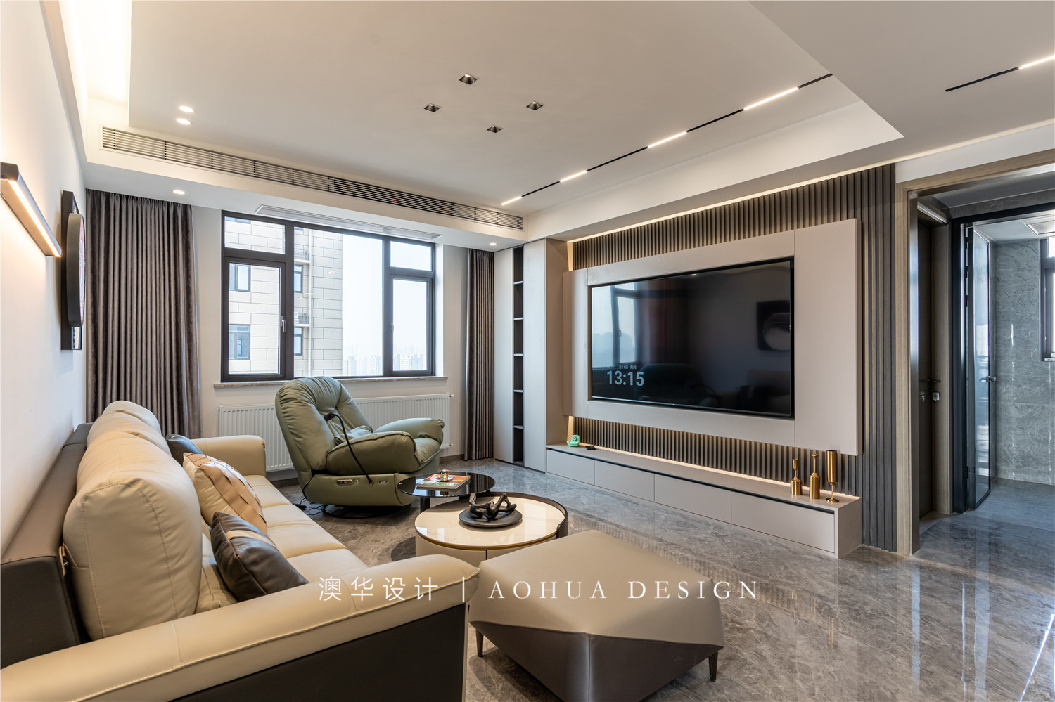 长丰城125㎡极简轻奢