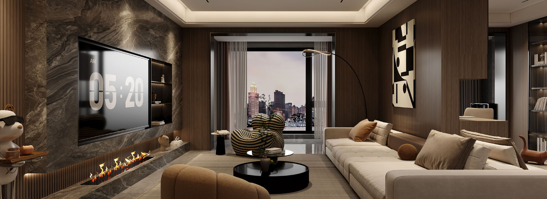 融创玖玺台177㎡意式轻奢