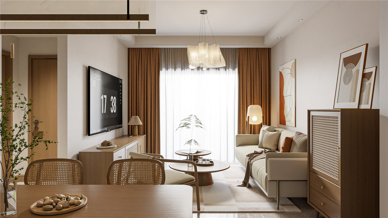 华侨城红坊99㎡,武汉室内装修,武汉装修设计