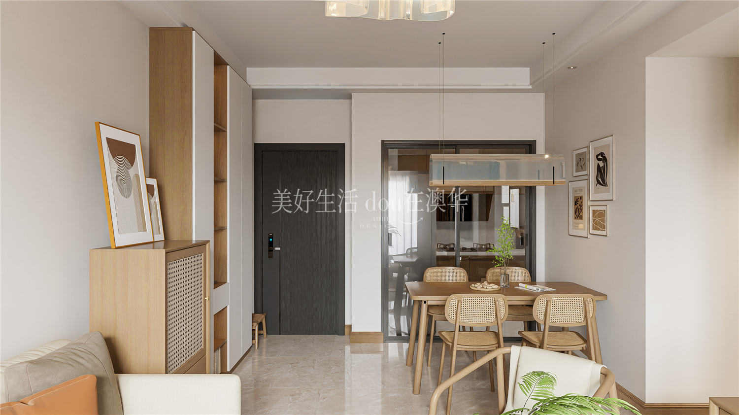 华侨城红坊99㎡,武汉室内装修,武汉装修设计