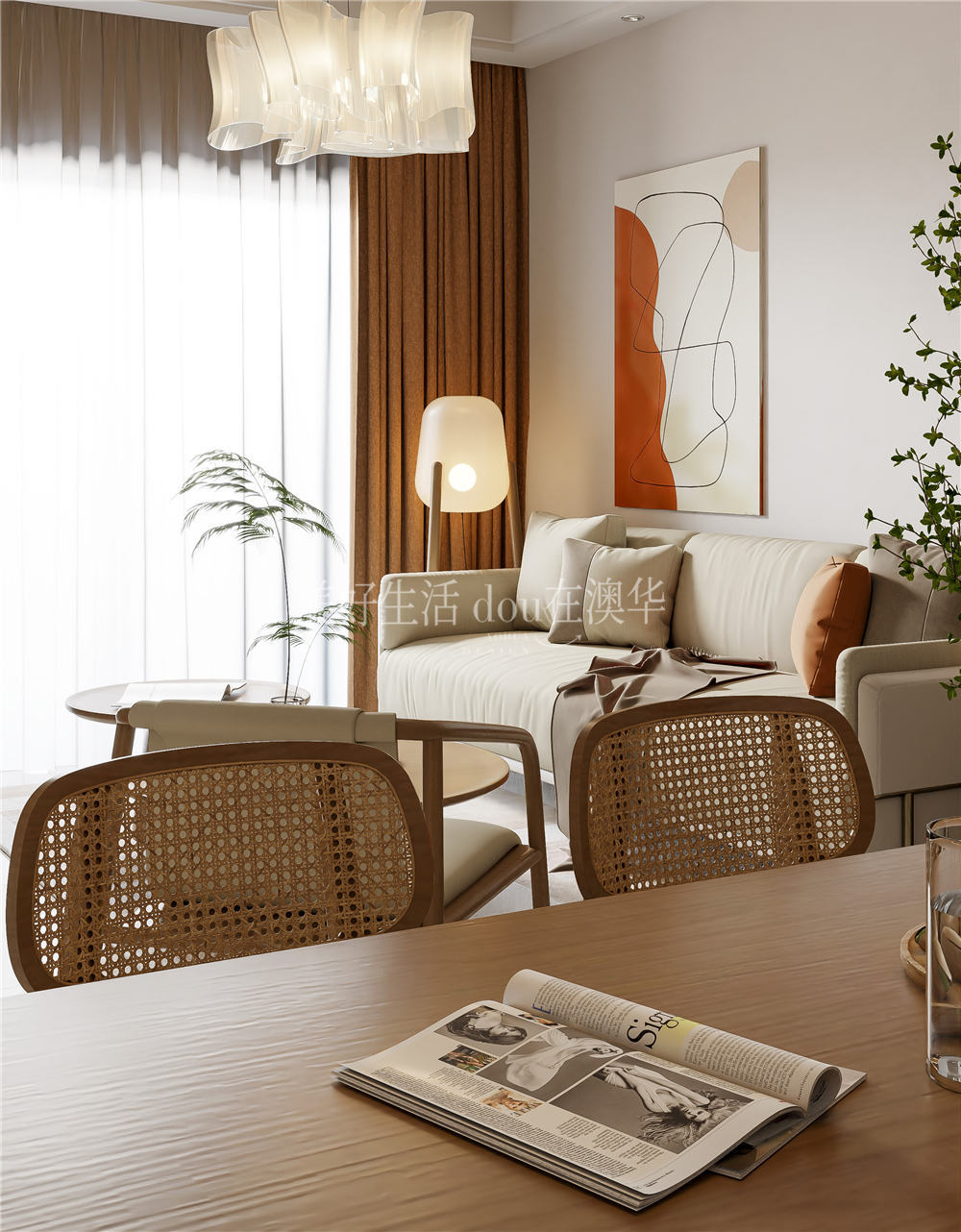 华侨城红坊99㎡,武汉室内装修,武汉装修设计