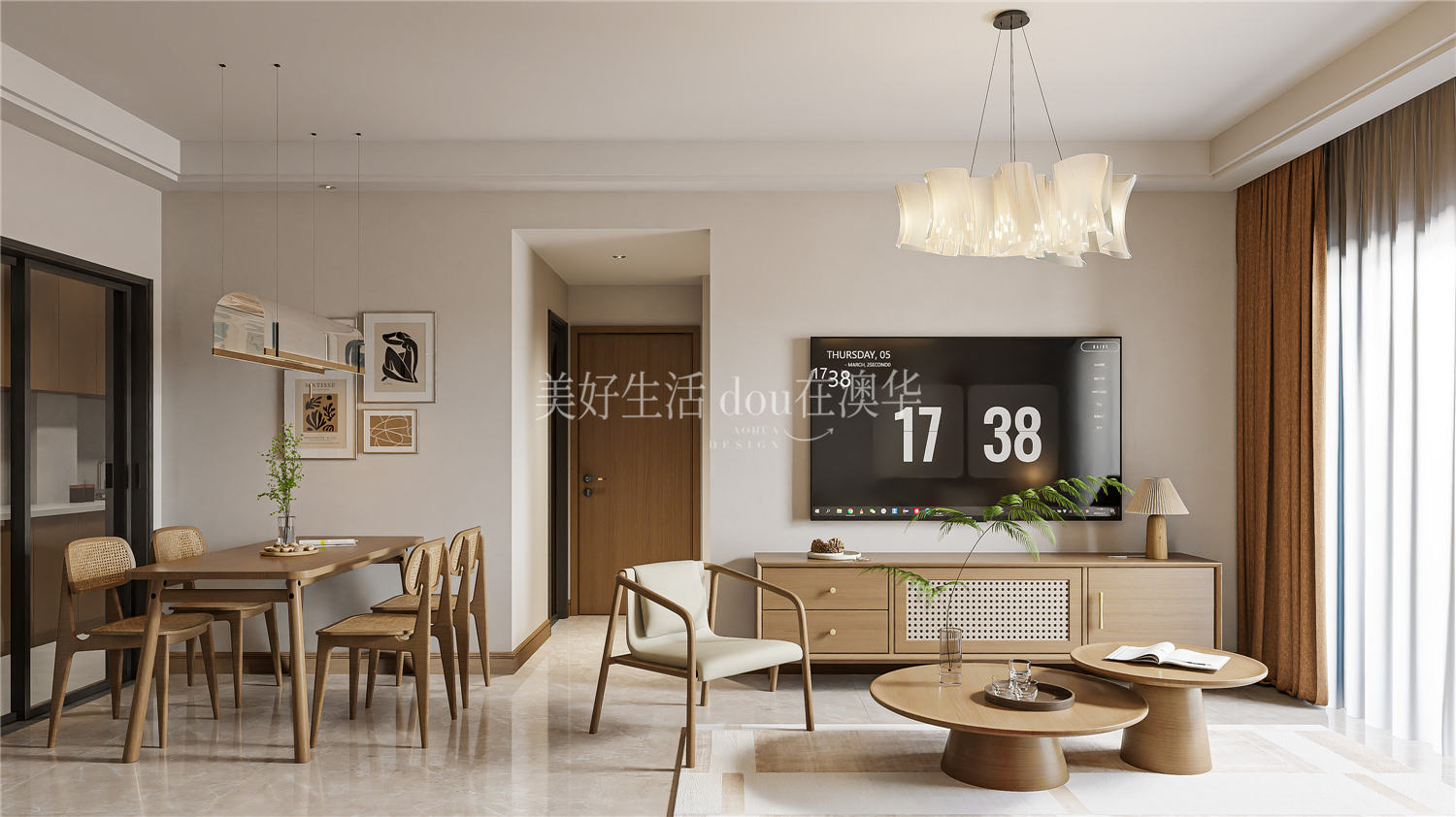 华侨城红坊99㎡,武汉室内装修,武汉装修设计