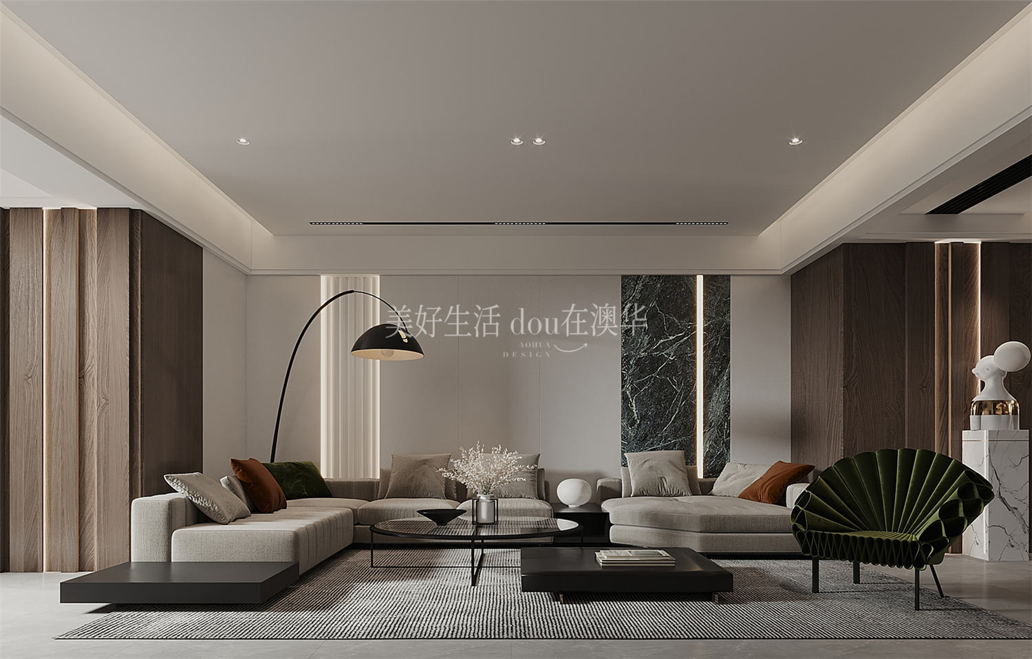 融创望江府133㎡,融创望江府装修效果图,武汉室内装修