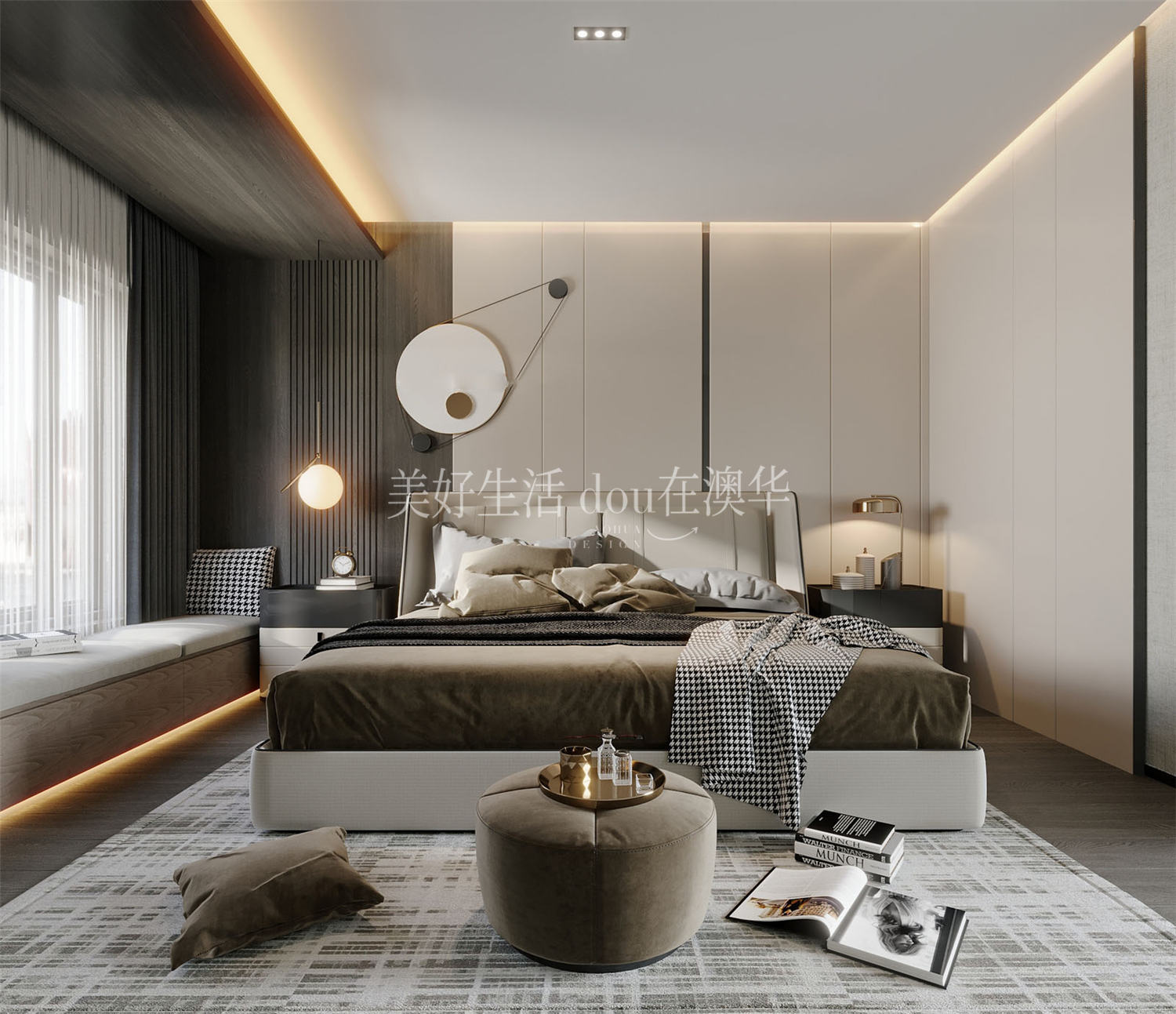 融创望江府133㎡,融创望江府装修效果图,武汉室内装修