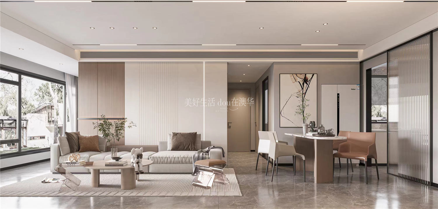 月亮湾130㎡,月亮湾装修效果图,武汉装修设计