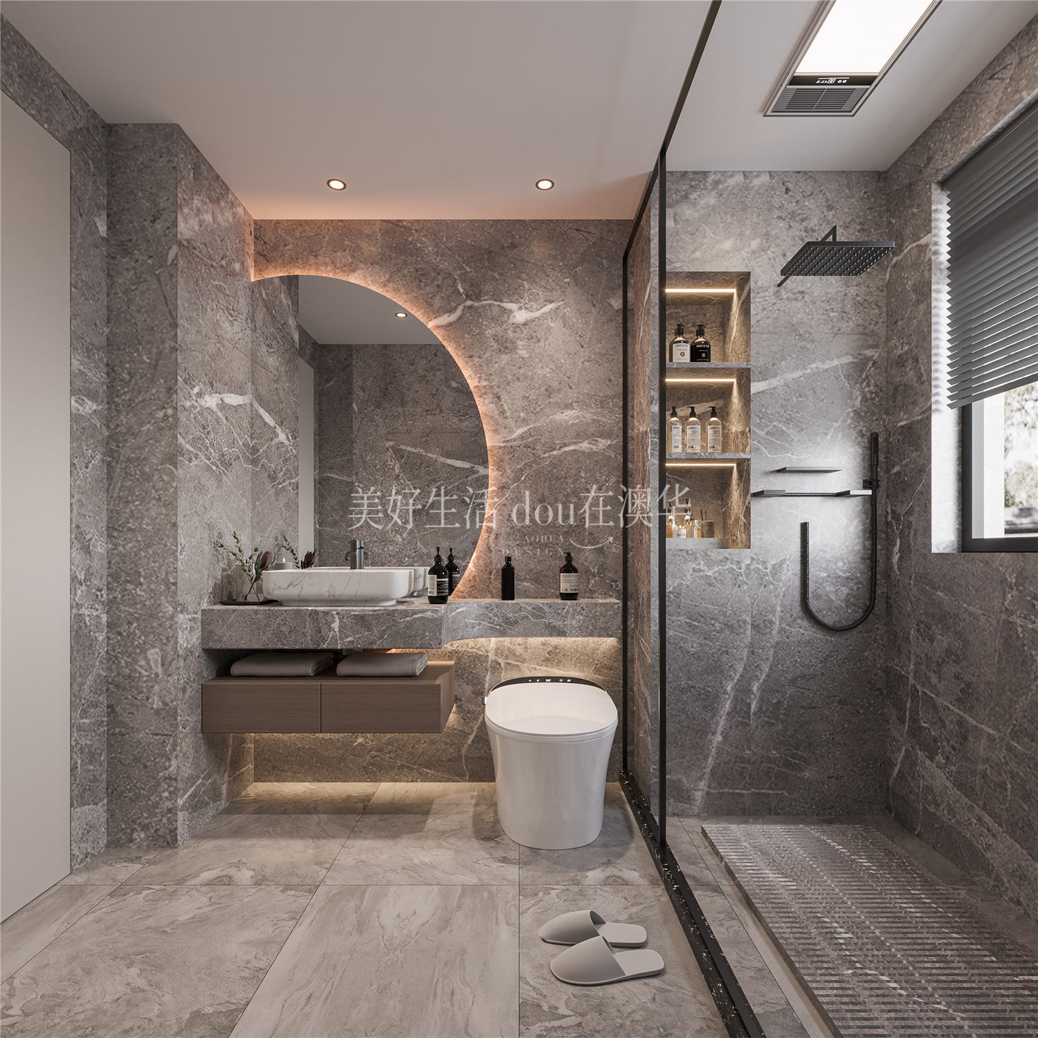 月亮湾130㎡,月亮湾装修效果图,武汉装修设计