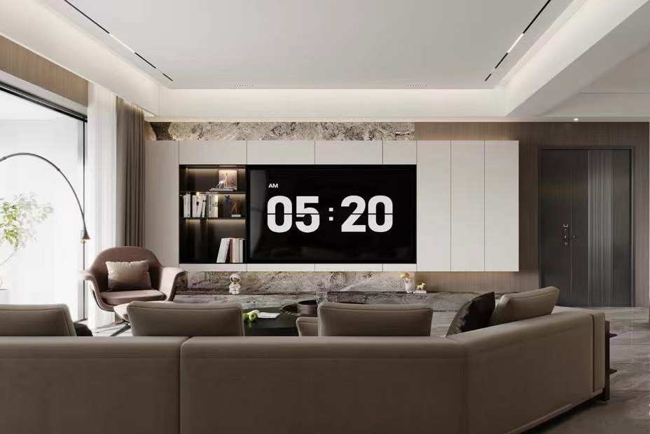 宸嘉100装修效果图,武汉装修设计,意式轻奢