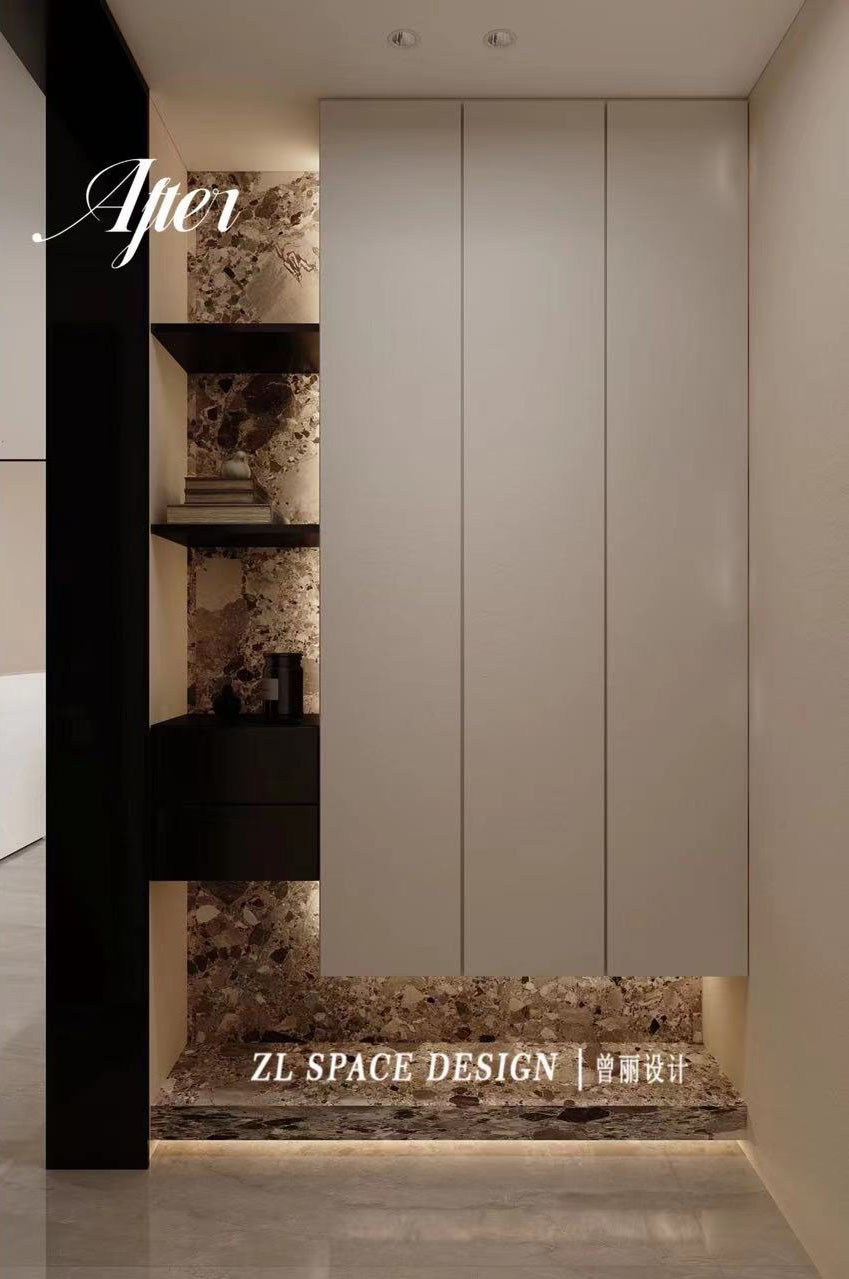 沙湖中心装修效果图,武汉装修设计,现代极简