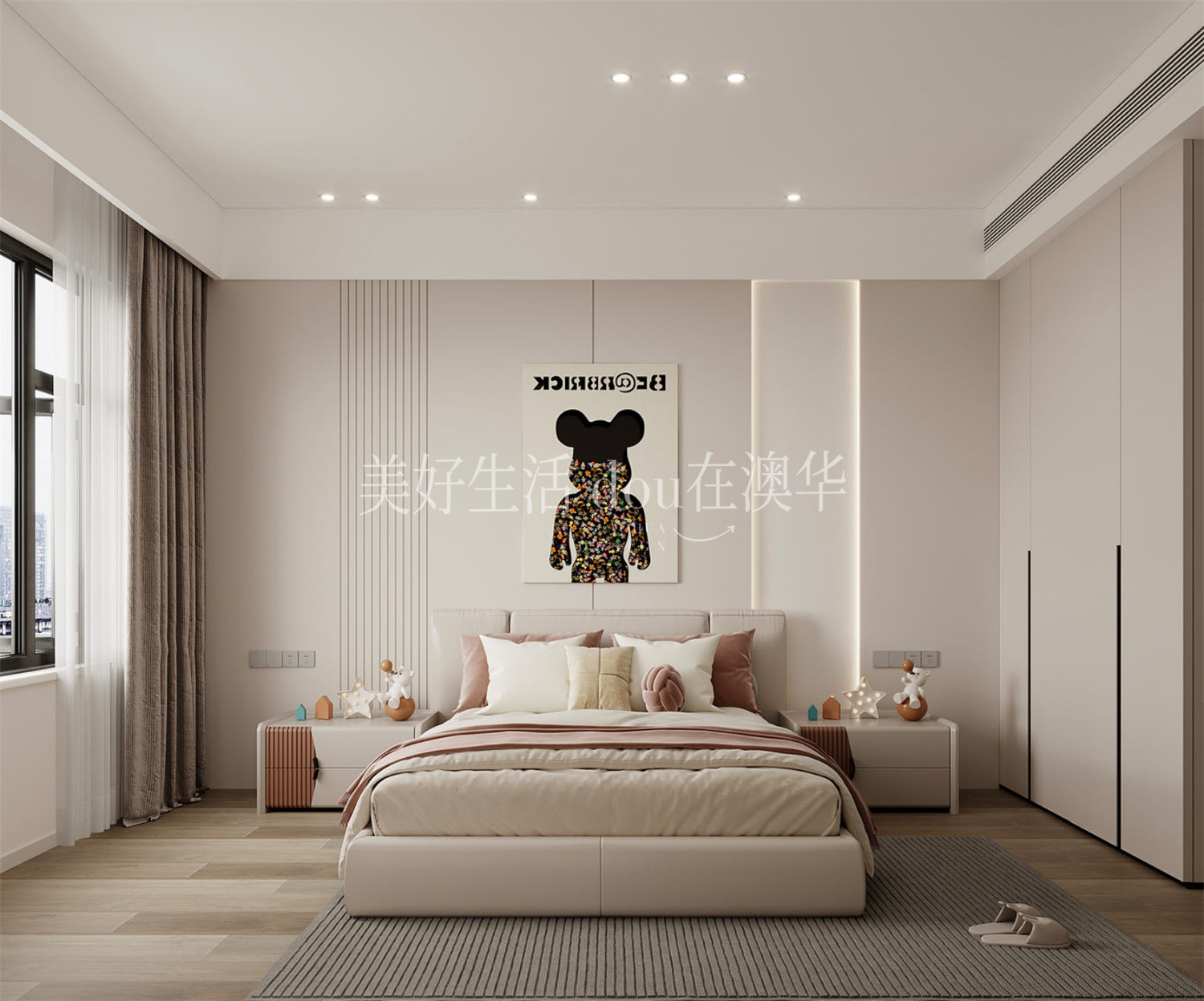 世茂天胤装修效果图,武汉装修设计,现代极简