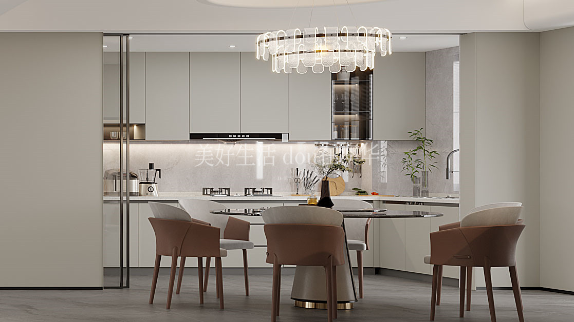 世茂天胤装修效果图,武汉装修设计,现代简约