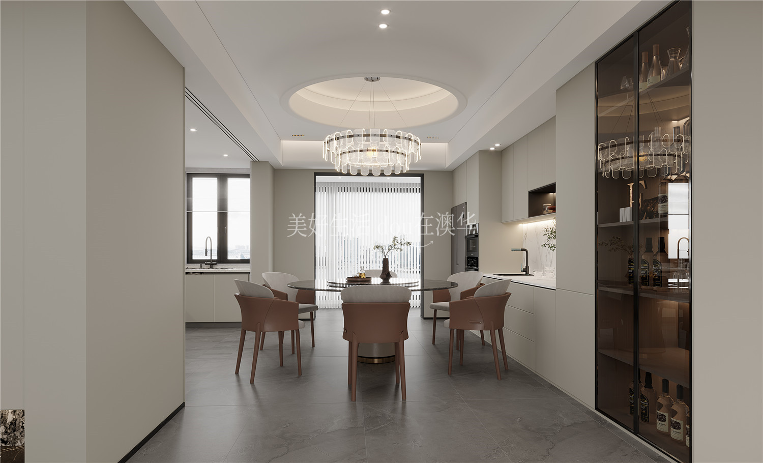 世茂天胤装修效果图,武汉装修设计,现代简约