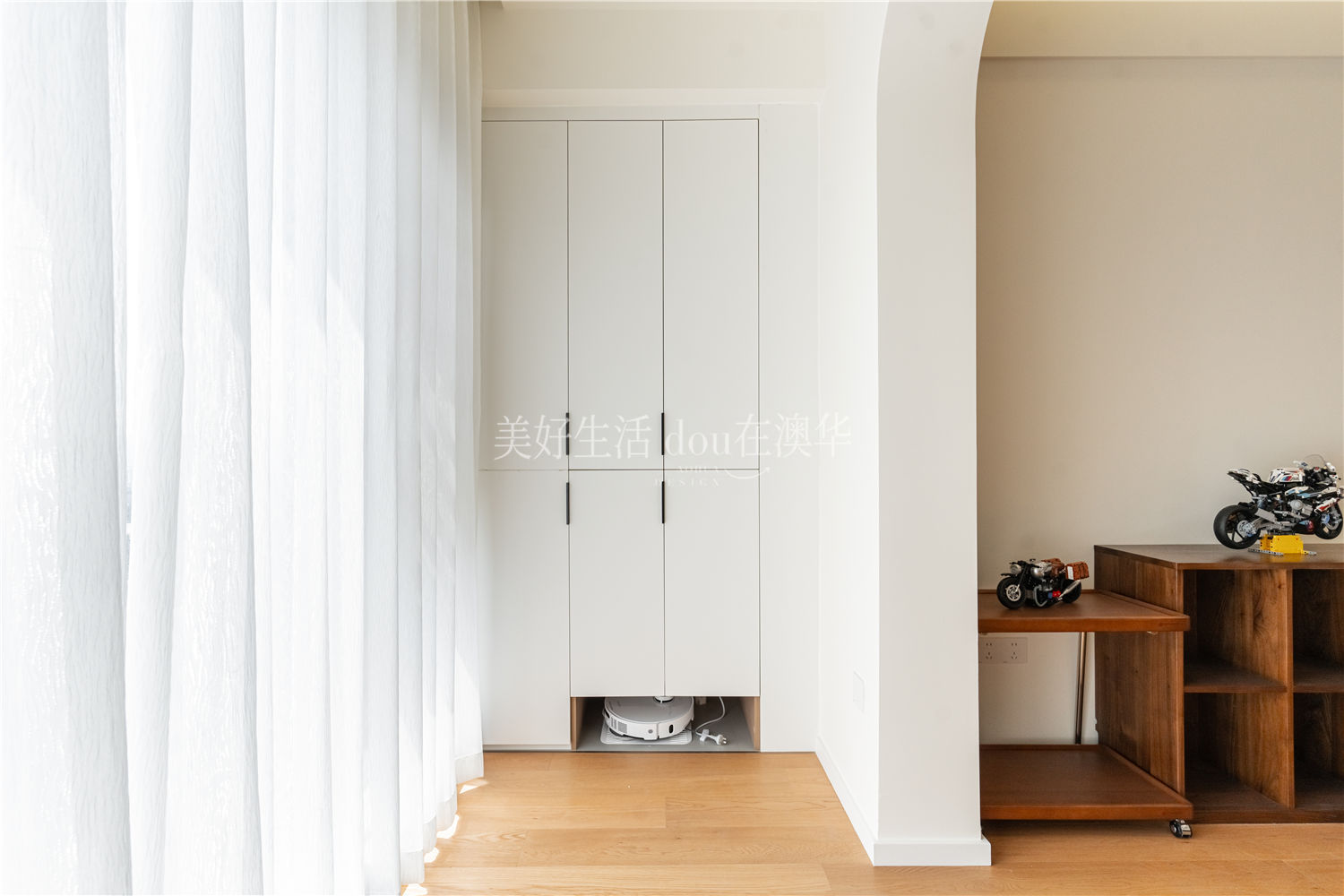 华发中城荟中央首府装修,武汉装修设计,现代原木风装修