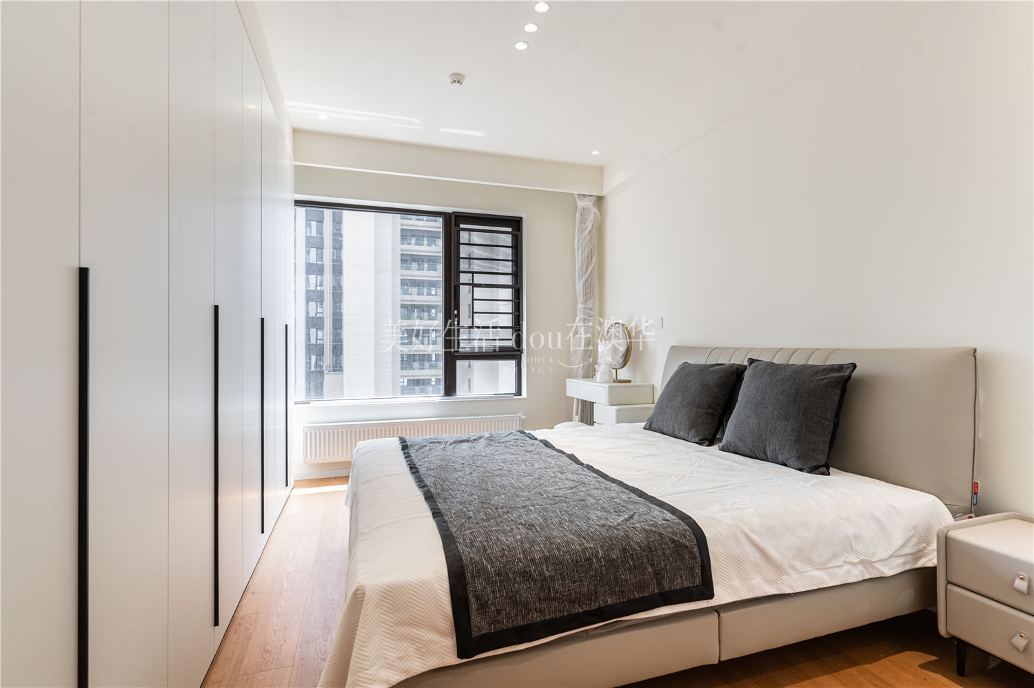 华发中城荟中央首府装修,武汉装修设计,现代原木风装修