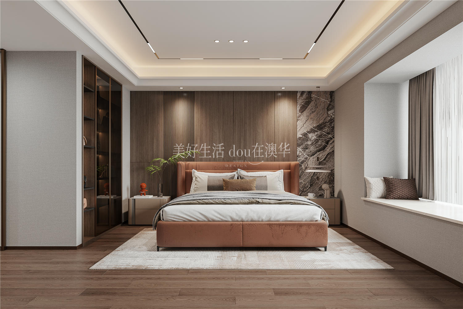 越秀·金融汇装修效果图,意式轻奢,武汉装修设计