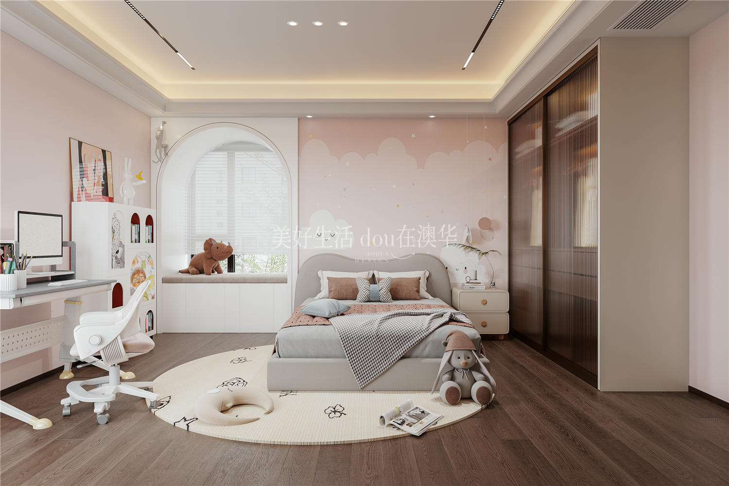 越秀·金融汇装修效果图,意式轻奢,武汉装修设计