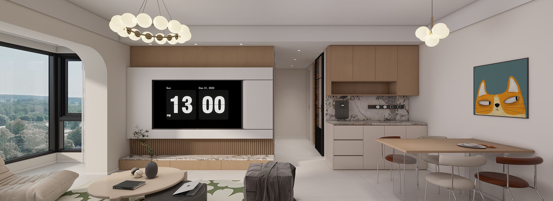 航空路壹号装修效果图