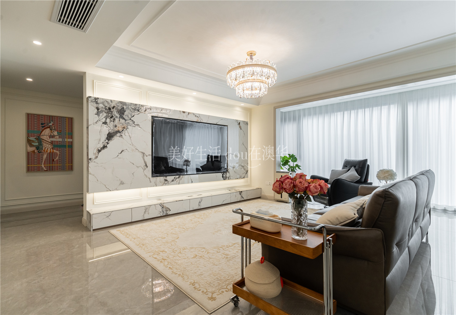 城投联投誉江南装修,法式轻奢,武汉装修设计