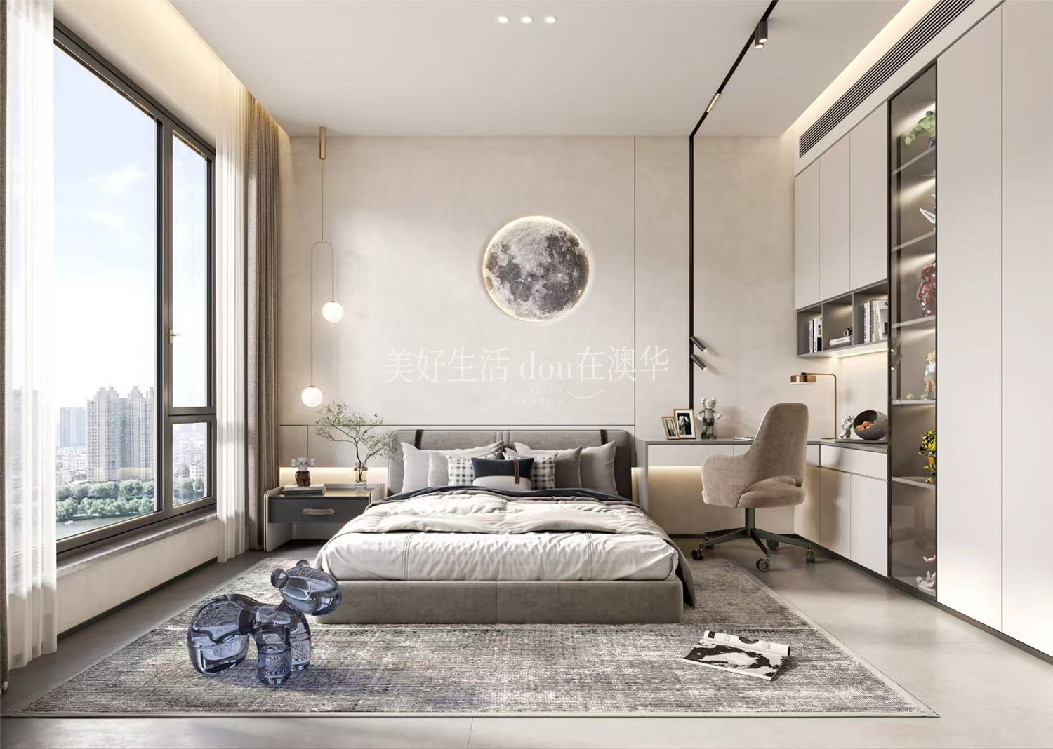 中城光谷龙山湖装修效果图,武汉装修设计