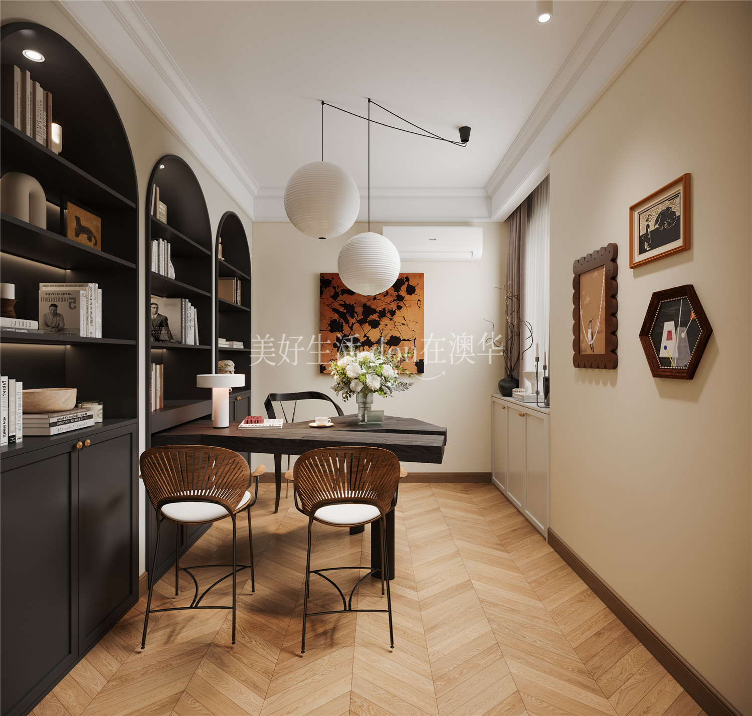 法式南洋风,香榭东沙装修,武汉毛坯房装修