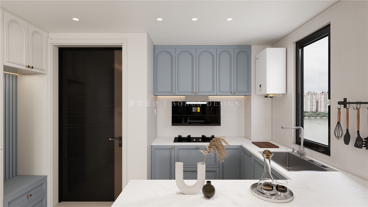 简约美式,武汉室内设计