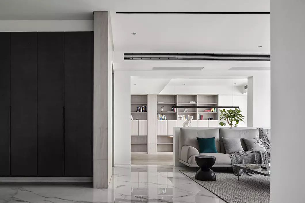 现代简约黑白灰,武汉装修设计