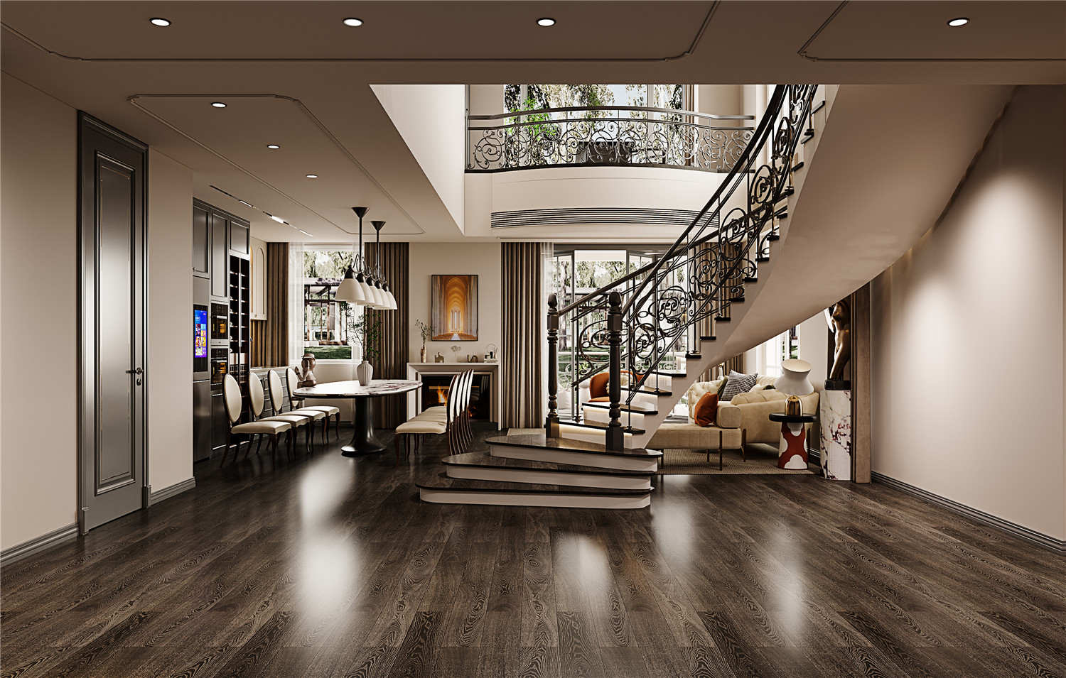 华发外滩荟装修,武汉别墅装修